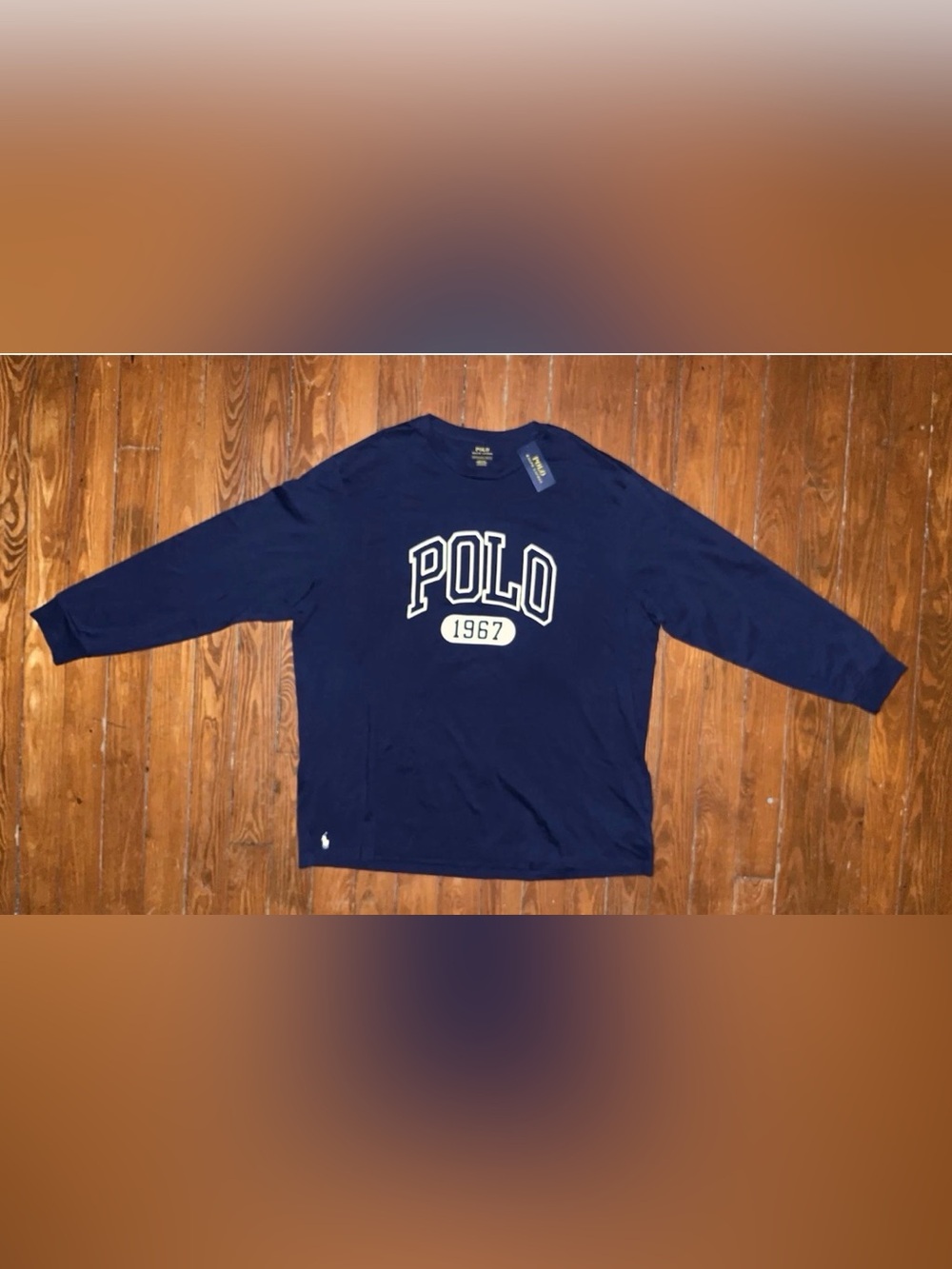 Polo Ralph Lauren Long Sleeve T-shirt Size 3XL Dark Blue NWT